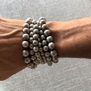 Metal Pointus Silver Bracelet Paris